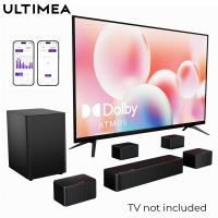 ราคา ULTIMEA 7 1CH Dolby Atmos Soundbar ซับวูฟเฟอร์ไร้สาย 3D รอบทิศทาง เบส MX HDMI EARC การควบคุมแอพ D80 Boom (25604424727)