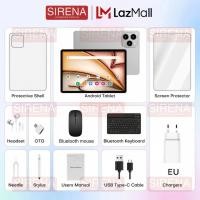 ราคา ของแถมฟรี 10 ชิ้น แท็บเล็ต DualSIM 4G 5G wifi 2025 tablet 10 1นิ้ว Android 16 16GB RAM 1TB ROM ประกัน3ปี (25086176883)