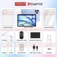 ราคา ของแถมฟรี 10 ชิ้น แท็บเล็ต DualSIM 4G 5G wifi 2025 tablet 10 1นิ้ว Android 16 16GB RAM 1TB ROM ประกัน3ปี (25031494143)