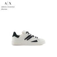 ราคา AX Armani Exchange รองเท้าผ้าใบผู้ชาย รุ่น XUX245 XV915 U384 สีออฟไวท์ (23633879871)