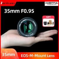 ราคา 7Artisans 35mm F0 95 portrait Wide Angle large aperture Lens For Canon Sony Fujin Nikon Olympis Panasonic (22286162761)