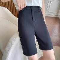 ราคา กางเกงขาสั้นทรงหลวมเอวสูงผ้าลินินสำหรับผู้หญิง กางเกงขายาวทรงตรงลำลองสำหรับใส่ไปทำงานในฤดูร้อน 2023 (22203037060)