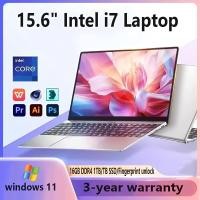 ราคา Intel Core i7 8500Y laptop 15 6 inches Windows 11 Pro 16GB RAM 2TBSSD I7 Office Notebook Fingerprint Unlocking Computer (25317283823)