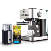 ราคา ส่งฟรี ETZEL เครื่องชงกาแฟสดETZEL รุ่นSN203Set2 SN203Set2Cap เครื่องบดเมล็ดกาแฟ SN7820 แถมฟรี เมล็ดกาแฟดอยช้าง 250 กรัม (22939122601)