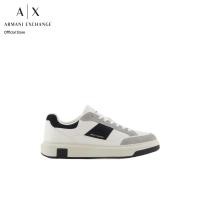 ราคา Armani Exchange รองเท้าผ้าใบผู้ชาย รุ่น XM001720 AF17529 M0017 สีออฟไวท์ (24680975520)
