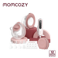ราคา Momcozy เครื่องปั๊มนม V2 Pro เครื่องปั๊มนมไฟฟ้าเบามากและกะทัดรัดเครื่องปั๊มนมแบบแบบพกพาคู่ไม่ต้องใช้มือดูด3ระดับและ15ระดับปั๊มนมไฟฟ้าสูบน้ำเงียบพร้อมหน้าแปลนสองชั้นป้องกันการรั่ว (25399553330)