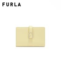 ราคา FURLA กระเป๋าสตางค์ผู้หญิง รุ่น FLOW S COMPACT WALLET สี FREESIA (23893232295)