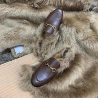 ราคา รองเท้า Loafers หนังแท้หัวเข็มขัดลายม้า รองเท้าผู้หญิง ฤดูใบไม้ร่วง ฤดูหนาว รองเท้าสวมหุ้มข้อส้นเตี้ยแบบสวมสบาย รองเท้าบู๊ทหนังนิ่ม (21025112333)