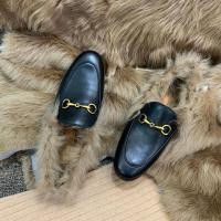 ราคา รองเท้า Loafers หนังแท้หัวเข็มขัดลายม้า รองเท้าผู้หญิง ฤดูใบไม้ร่วง ฤดูหนาว รองเท้าสวมหุ้มข้อส้นเตี้ยแบบสวมสบาย รองเท้าบู๊ทหนังนิ่ม (21025112326)