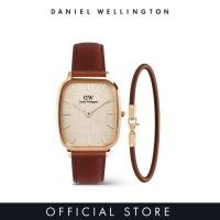 ราคา Daniel Wellington Gift Set Marlon St Mawes Linen Rose Gold Leather bracelet 2 8 St Mawes Rose Gold 185mm Watch Bracelet Set Gift for Men Birthday Annivesary (24513436340)