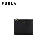 ราคา FURLA กระเป๋าสตางค์ผู้หญิง รุ่น FURLA NUVOLA S COMPACT WALLET L ZIP สี NERO (22127916805)