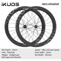 ราคา IKUOS ชุดล้อเสือหมอบคาร์บอนไฟเบอร์รายละเอียดสูง ความลึก50 65ขอบล้อดิสก์เบรกผ่านเพลา36T วงล้อคาร์บอน Clincher ฮับ24รูด้านหน้าและด้านหลัง (24803658141)