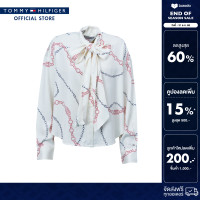 ราคา Tommy Hilfiger เสื้อเชิ๊ต ผู้หญิง รุ่น WW0WW44684 01V สีขาว (24207674354)