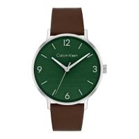 ราคา Calvin Klein CK25200435 Mens Brown Leather Watch 42 mm (22678703153)