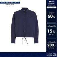 ราคา Tommy Hilfiger เสื้อเชิ๊ต ผู้หญิง รุ่น WW0WW45304 C1G สีน้ำเงิน (25387645758)