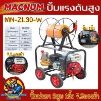 ราคา ปั้มพ่นยา 3สูบ ชนเครื่องยนต์ 4จังหวะ ขนาด 1นิ้ว 7 5แรงม้า พร้อมแท่น โรล ยี่ห้อ MACNUM รุ่น MN ZL30 W (24775261617)