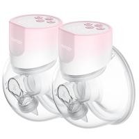 ราคา Momcozy S12เครื่องปั๊มนมแม่มือฟรีมืออาชีพสวมใส่ได้ ปั๊มแบบพกพาพร้อมหน้าแปลนคู่นุ่ม3โหมด ปั๊มไฟฟ้าคู่9ระดับจอแสดงผลอัจฉริยะ24มม 2แพ็คสีขาวอบอุ่นชมพู (25537474574)