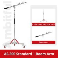 ราคา AMBITFUL AS 300 Heavy Duty Stand Stainless Steel Light Stand 120cm 305cm Heavy Duty Stand as C Stand For Photography Studio Light New Version (24789013154)