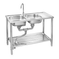 ราคา MEX รุ่น PS102MN อ่างล้างจานพร้อมขาตั้ง 1 หลุม 1 ที่พัก ขนาด 100 x 50 ซม สเตนเลส สตีล AISI 304 (14147378506)
