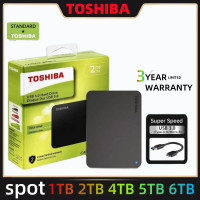 ราคา Toshiba Canvio พื้นฐาน HDD 1TB 2TB 4TB 5TB 6TB USB 3 0ฮาร์ดไดรฟ์เสริมการจัดเก็บข้อมูลปลั๊กเล่น สำหรับ Windows Mac (24961336537)