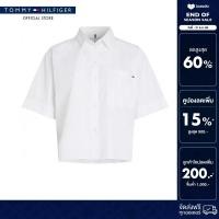 ราคา Tommy Hilfiger เสื้อเชิ๊ต ผู้หญิง รุ่น WW0WW44717 YCF สีขาว (25387697592)