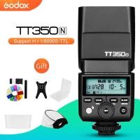 ราคา Godox TT350แฟลช Speedlite ขนาดเล็ก TT350C TT350N TT350S TT350F TT350O TT350P TTL HSS อุปกรณ์เสริมไฟถ่ายรูปสำหรับฟูจิโอลิมปัส Canon Nikon Sony (24622832804)