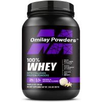 ราคา Omilay Whey Protein Powder เวย์โปรตีน โปรตีนสูง Whey Protein Isolate ควบคุม ความหิว Fast Recovery Weight Gainer ช่วยออกกําลัง Milk Chocolate 2LBS (25446400667)