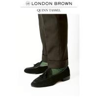 ราคา LONDON BROWN QUINN TASSEL รองเท้าหนัง ทรง BELGIAN LOAFERS (25026348909)