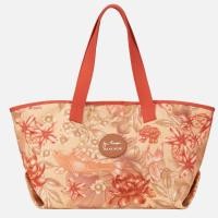 ราคา House on the Klong Cotton Capri Medium Beach Bag Orange (25175018389)