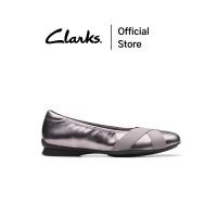 ราคา Clarks รุ่น JAZMYNN GEM สี DARK PEWTER MET รองเท้าคัทชูผู้หญิง หนังแท้ ทรงแฟลต คุณภาพดี ใส่สบาย รองเท้าใส่เที่ยว รองเท้าลำลอง (24958241195)