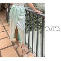 ราคา Tutti Orchid Satin Skirt กระโปรง ผ้าซาติน ผ่าหน้า จับเดรปบริเวณเอว เสื้อผ้าสตรีแฟชั่น ทุกโอกาส ชุดไปงาน (17158686318)