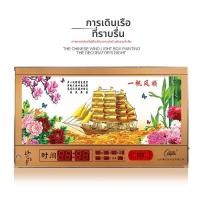 ราคา Compas นาฬิกาแขวนผนังดิจิตอลแสดงปฏิทินพร้อมไฟกลางคืน LED (25076281978)