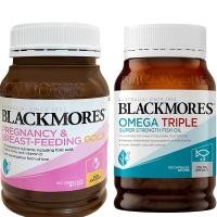 ราคา BLACKMORES Pregnancy Breastfeeding Gold Vitamin 180 Capsules สูตรโฟลิกสูงให้สารอาหารที่จำเป็น (25224874966)