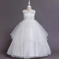 ราคา ชุดราตรีลูกไม้ยาวสำหรับเด็กผู้หญิงในช่วงฤดูร้อน ชุดเจ้าหญิง ชุดเด็กโต ชุดการแสดงวันหยุด ชุดเด็กผู้หญิง (23154825403)