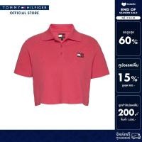 ราคา Tommy Hilfiger เสื้อโปโล ผู้หญิง รุ่น DW0DW21363 XI2 สีแดง (23869466329)