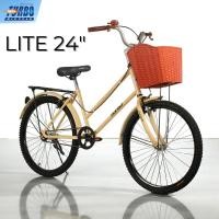ราคา TURBO BICYCLE จักรยานแม่บ้าน รุ่น LITE 24 จัดส่งเป็นกล่อง ประกอบแล้ว 85 (25497303156)