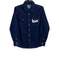 ราคา Wrangler เสื้อเชิ้ตยีนส์ผู้ชายเท่ๆ กระดุมมุกขาว ผ้านิ่มใส่สบาย ทรงregular ของแท้ ราคาป้าย 3590 บาท (25503386342)