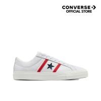 ราคา CONVERSE รองเท้าผ้าใบ รุ่น ONE STAR ACADEMY PRO CLASSIC LEATHER OX WHITE RED ผู้ชาย A08500CM F4WTRE (22625359463)