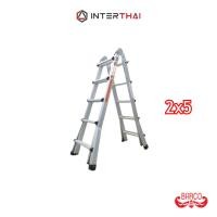 ราคา BARCO บันไดหัวล็อคยืดหด 2x5 4 96 เมตร รับได้ 150 กิโลกรัม (24650445231)
