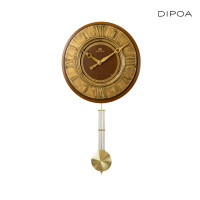 ราคา DIPOA Vintage Clock WP104DB นาฬิกาแขวนพร้อมลูกตุ้ม สไตล์วินเทจ (825528522)