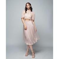 ราคา NICHP Lunar skirt กระโปรงผ้าออแกนดี้ มีซับใน ไม่มีขอบ (24119893664)