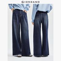 ราคา GIORDANO ผู้หญิง กางเกงยีนส์ปักลาย 5 กระเป๋า กางเกงยีนส์เอวสูง ขาบาน ทรงหนวด แฟชั่นลำลอง กางเกงยีนส์ 18414805 (22782918178)