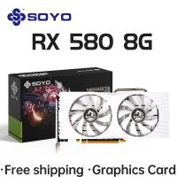 ราคา Best CC ใหม่ กราฟิกการ์ด Radeon RX580 8G GDDR5 หน่วยความจําการ์ดเกมวิดีโอ PCIE3 0x16 GPU เดสก์ท็อปคอมพิวเตอร์ส่วนประกอบ AMD RX 580 8G (24283248616)