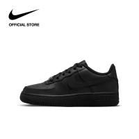 ราคา Nike Older Kids Air Force 1 LE GS Shoes Black (25124963244)