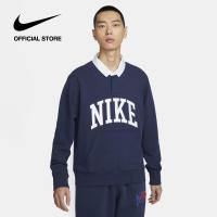 ราคา Nike Mens Club Fleece Polo Sweater Midnight Navy ไนกี้ เสื้อเชิ้ตแขนยาวคอปก ผู้ชาย Club Fleece มิดไนท์เนวี่ (24538841814)