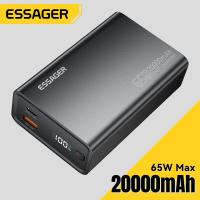 ราคา Essager 65W 20000mAh Power Bank Digital Display Portable USB A Type C Cable Charging Power Banks QC2 0 3 0 4 0 For PD29W iPhone iPad Macbook 65W Huawei Xiaomi Samsung Tablet Laptop Mobile Phone Fast C
