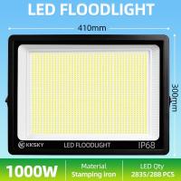 ราคา EEKOO ไฟสปอร์ตไลท์ led 220v IP68 100W 200W 500W 1000W 2000W โคมไฟสปอร์ตไลท์ spotlight ใช้ไฟบ้าน220V สปอตไลท์ไฟบ้าน (24612295000)