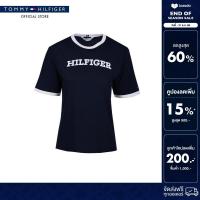 ราคา Tommy Hilfiger เสื้อยืด ผู้หญิง รุ่น XW0XW03773 DW5 สีน้ำเงิน (24498234153)