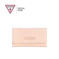 ราคา GUESS กระเป๋า รุ่น SG907651 BOWIE WALLET สีชมพู (24785538748)