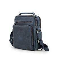 ราคา CONTACTS Genuine Leather Vintage Men Shoulder Bag Messenger Bags Male Crossbody Bags Mans Handbag Sling Bag (23659948011)